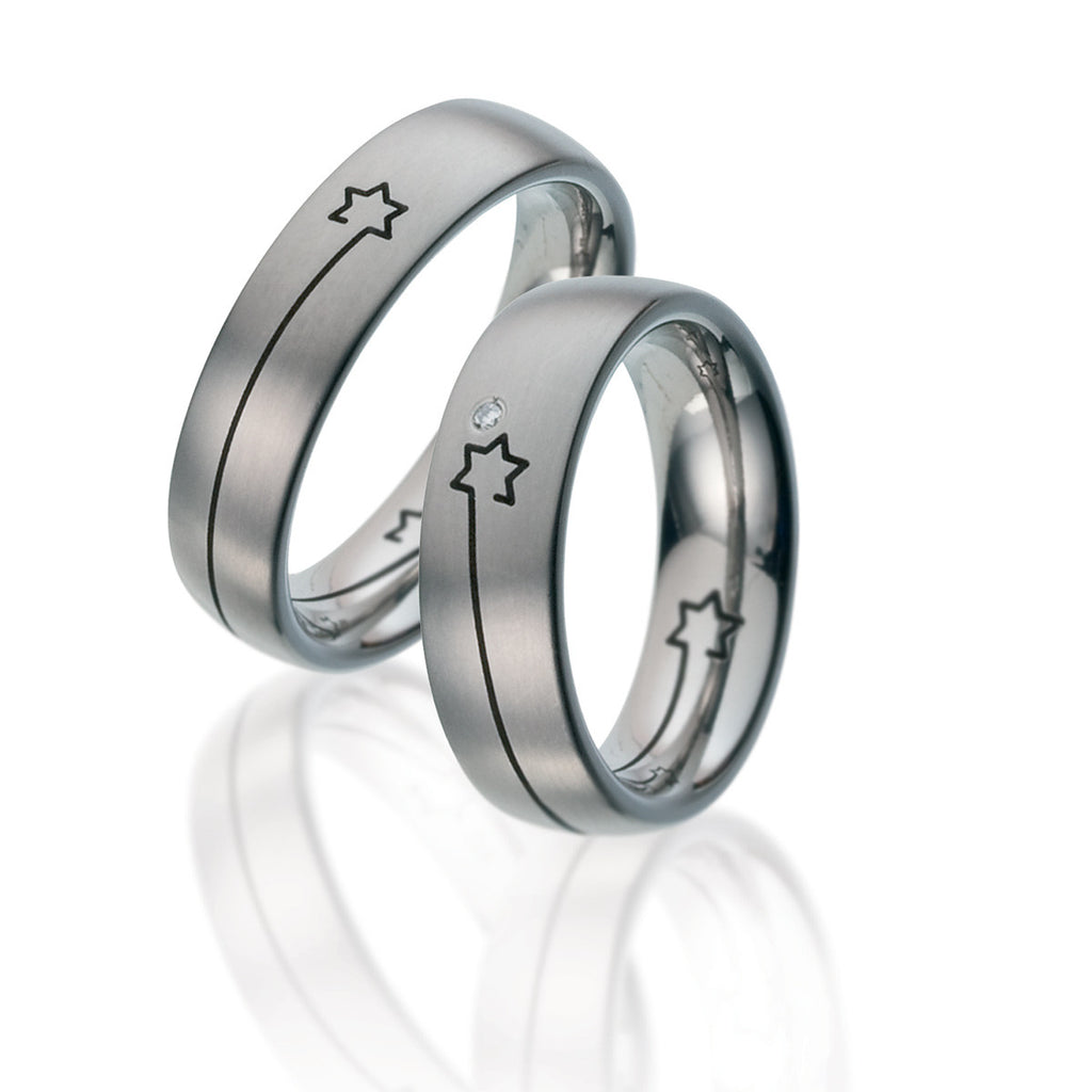 52083-02 TeNo Titanium Ring