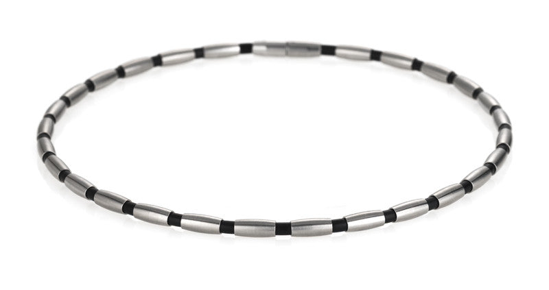 010.0140 TeNo Steel Rubber Necklace