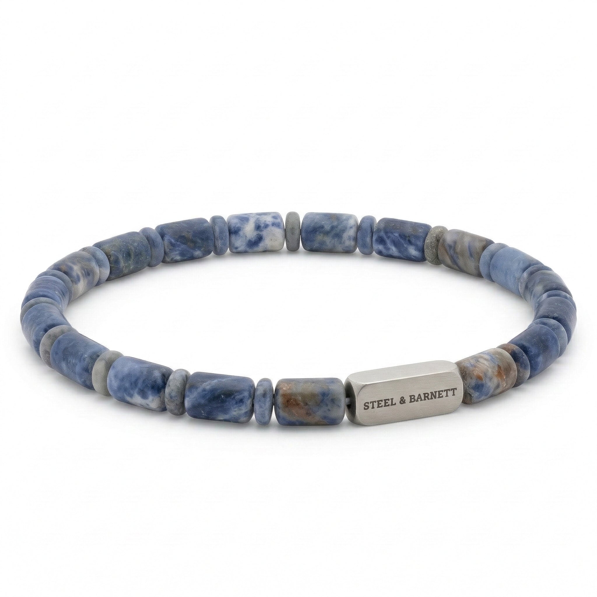 BioSilica スポーティーブレスレット SBCC/004 Matte Sodalite Beaded Bracelet – TenoUSA