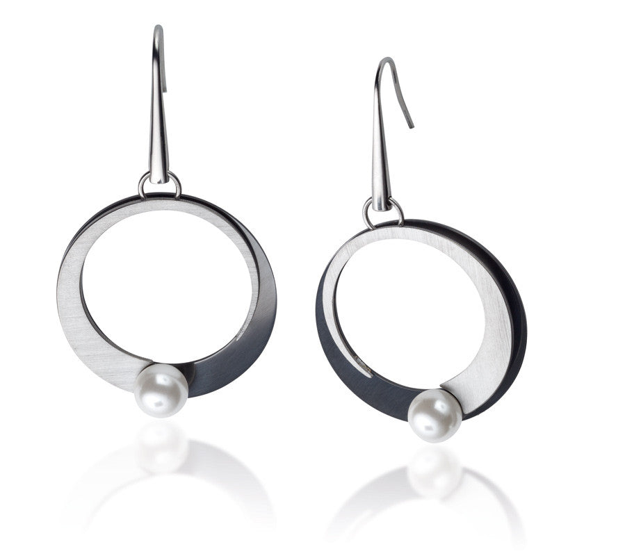 27027-01 TeNo Titanium Earrings