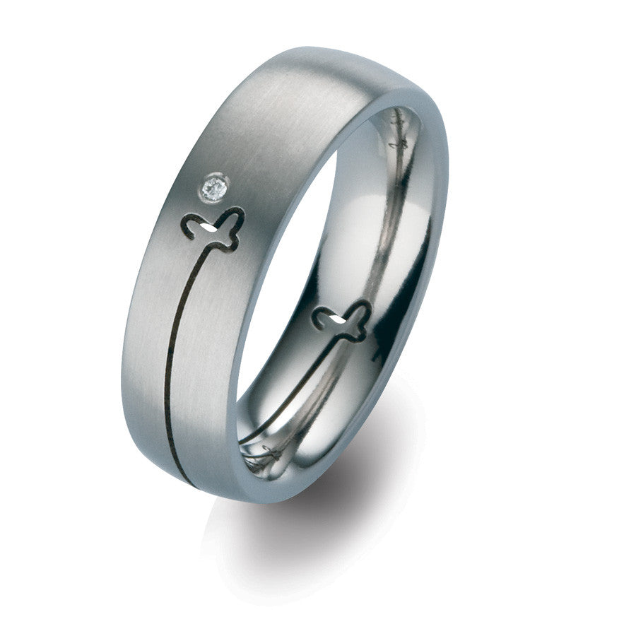 51858-02 TeNo Titanium Ring
