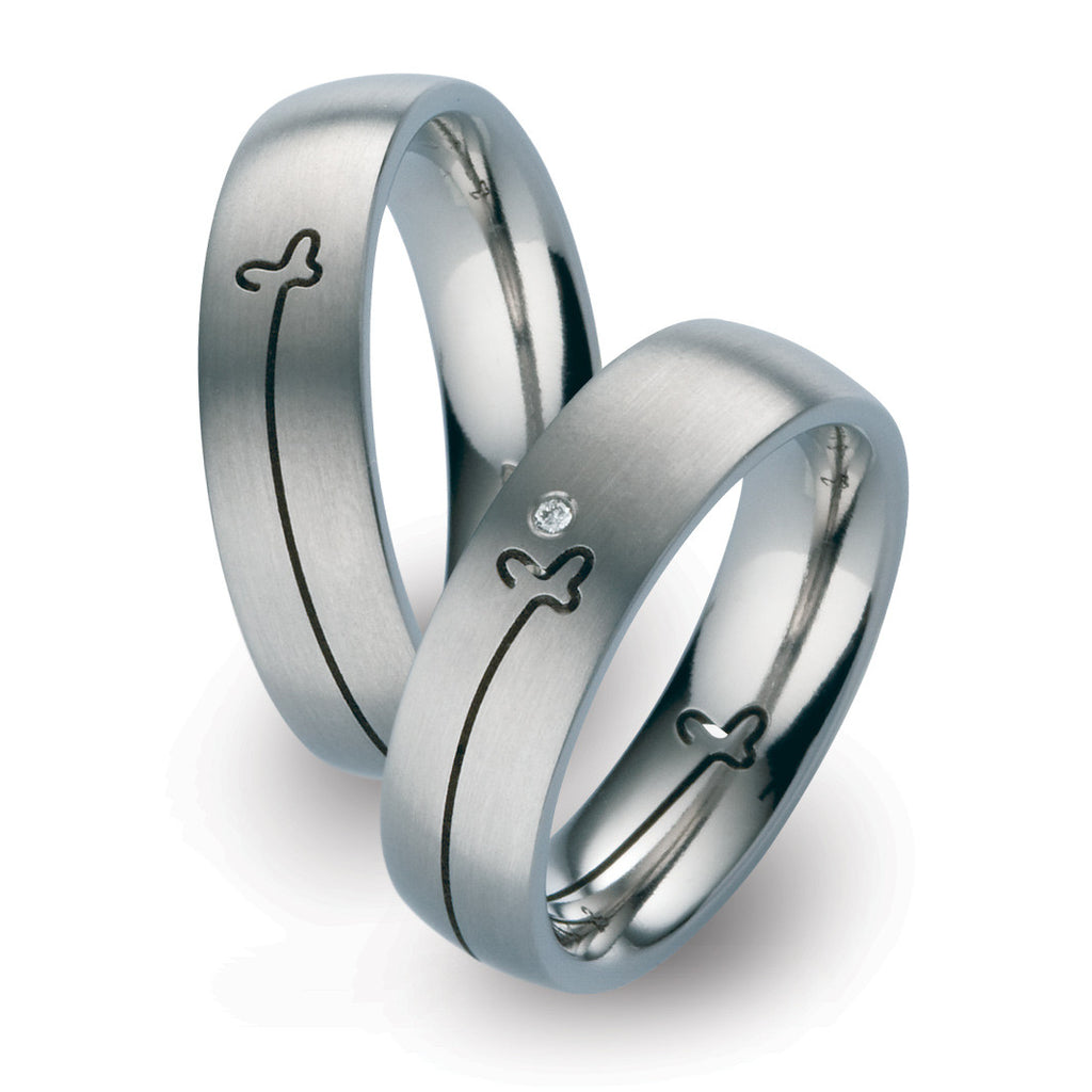 51858-02 TeNo Titanium Ring